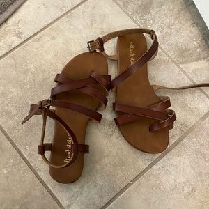 Altar’d State brown leather sandals